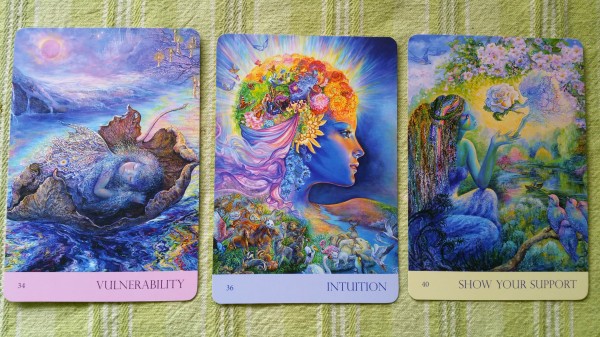 THE CARDS Nature’s Whispers Oracle Cards by Angela Hartfield, illustrated by Josephine Wall - http://www.blueangelonline.com/natures_whispers.html