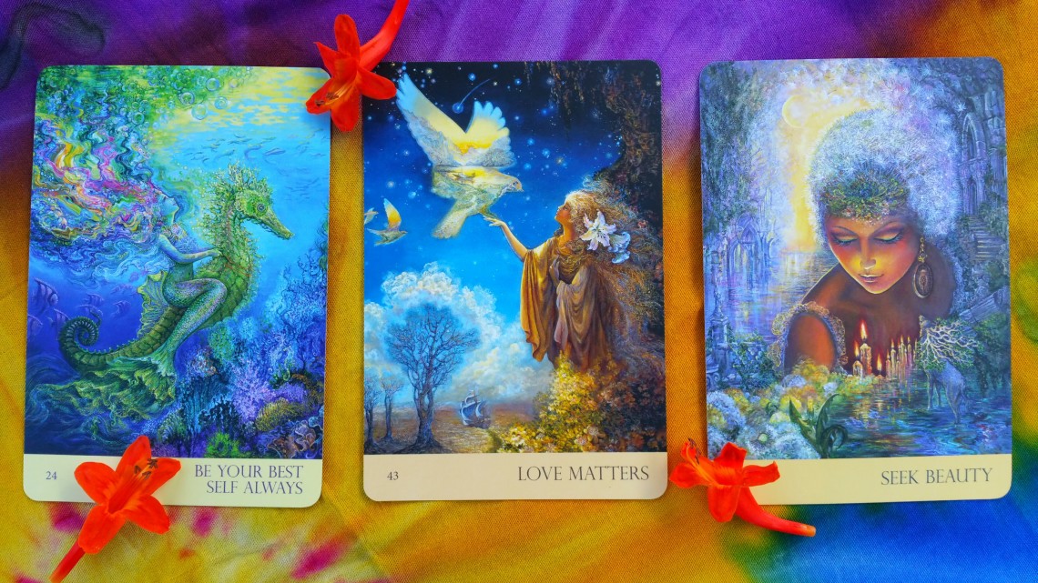 THE CARDS Nature’s Whispers Oracle Cards by Angela Hartfield, illustrated by Josephine Wall - http://www.blueangelonline.com/natures_whispers.html