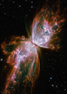 Butterfly Nebula from Hubble Telescope