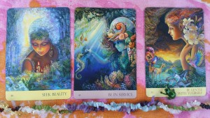  THE CARDS Nature’s Whispers Oracle Cards by Angela Hartfield, illustrated by Josephine Wall - http://www.blueangelonline.com/natures_whispers.html Shamanic Weather 2015-09-09 06.39.03