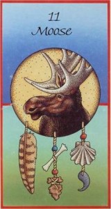 Moose - Animal Medicine Cards with number