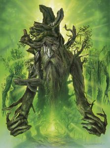 Treebeard the Ent ent-jerry-vanderstelt-lotr-art Choose Wise Words