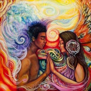 Sacred Body Geometry couples chakra connections