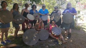 Drum making with Don Schultz April 2017