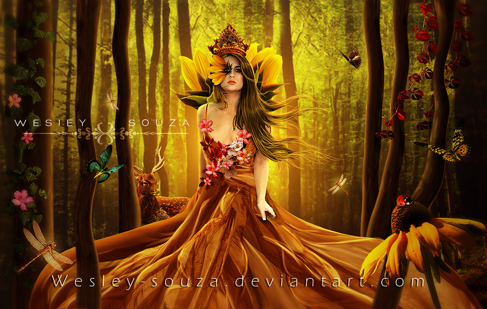 Weekend Off Goddess of Spring by Wesley Souza