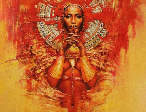 Crucial Messages Earth Goddess by Karol Bak