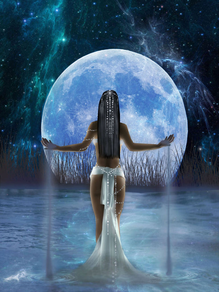 Full Blue Scorpio Moon