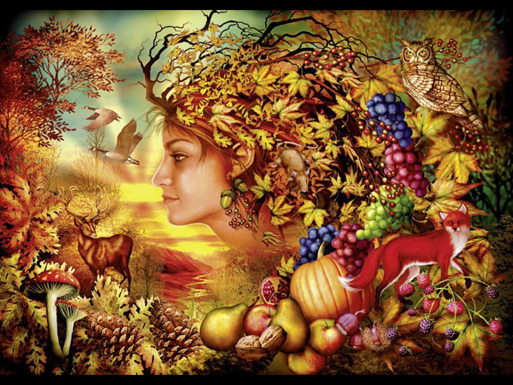 Magic of Mabon Spirit of Autumn by Ciro Marchetti