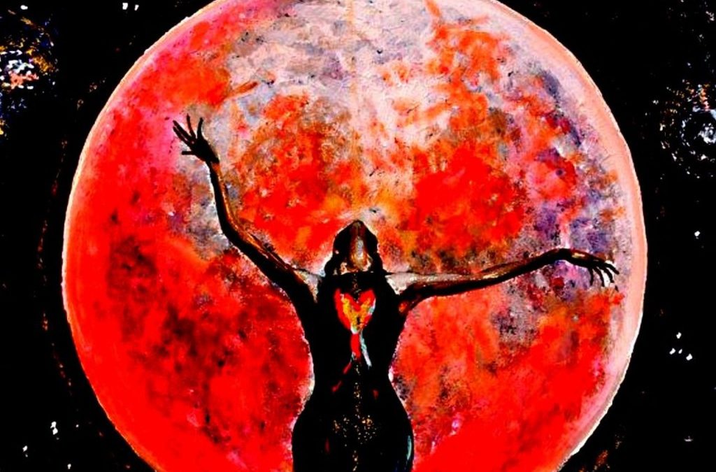 Birth Blood full Moon Eclipse
