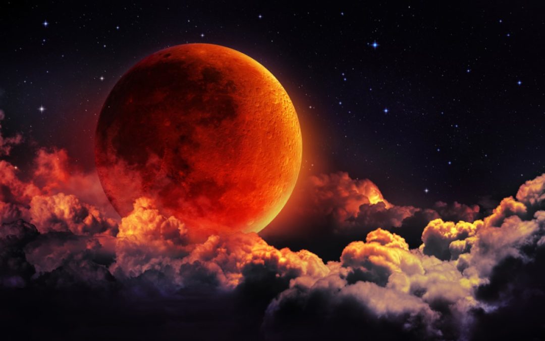 Blood Moon Shadow Full Moon Eclipse