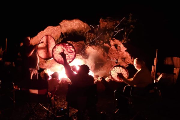 Awakening your Drum - image from Drum Fun With Don Shamanic Fire Ring Drumming Circle