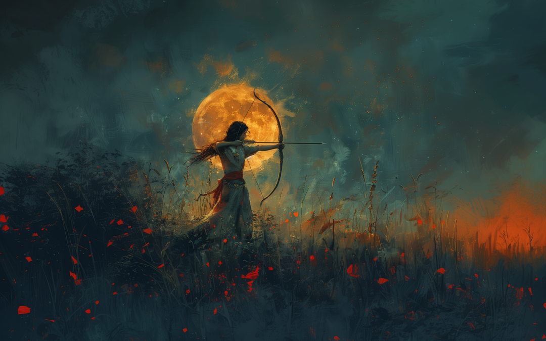 Sagittarius Full Moon Magic Archer from Pixabay