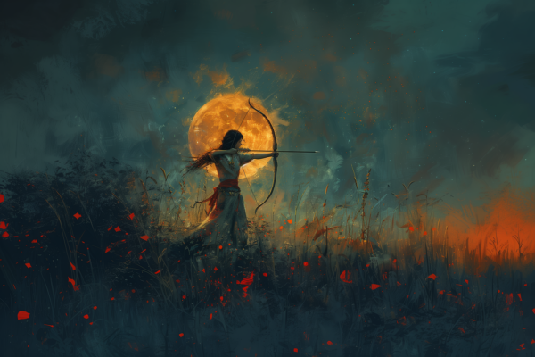 Sagittarius Full Moon Magic Archer from Pixabay