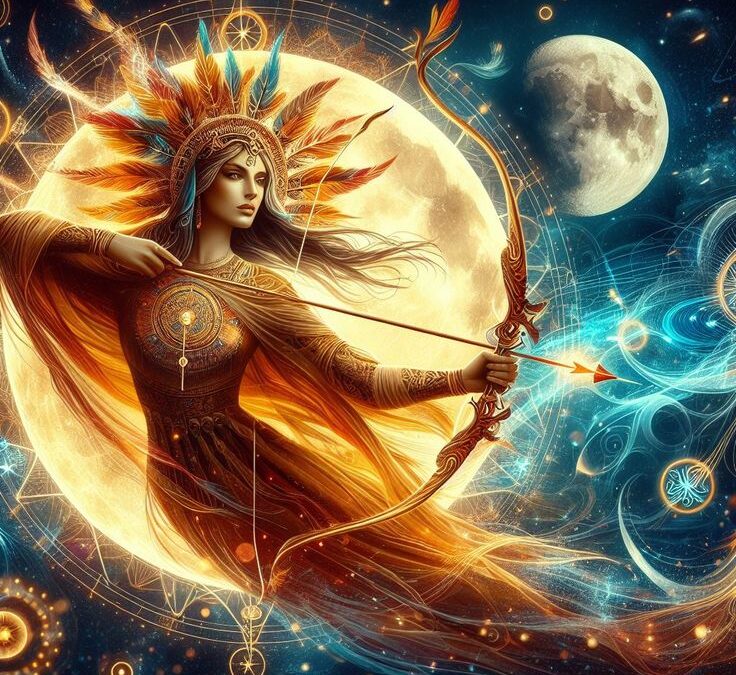 Shining Star Sagittarius New Moon by Eclipse Divinity