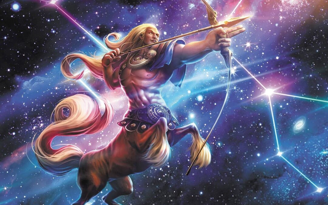 Fiery Times Sagittarius Full Moon art by Artbidin on Deviant Art