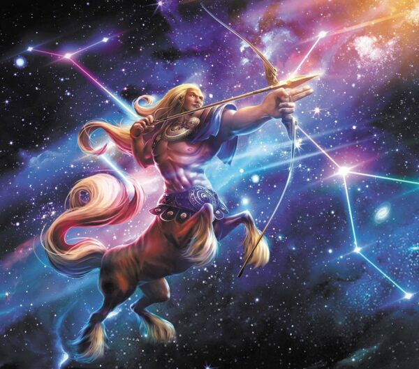 Fiery Times Sagittarius Full Moon art by Artbidin on Deviant Art